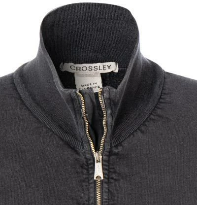 Schlussverkauf 🌟 CROSSLEY Sweatjacke Sallissw/700SW Baumwolle-Kaschmir, Dunkelblau 🎉 4 Schlussverkauf 🌟 CROSSLEY Sweatjacke Sallissw/700SW Baumwolle-Kaschmir, Dunkelblau 🎉 – Bild 3