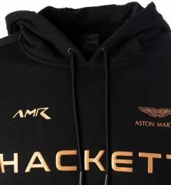 Schlussverkauf 👍 HACKETT Hoodie HM580906/999 ASTON MARTIN, Baumwolle, Schwarz ⭐ -Pullover & Strickjacken Verkäufe 379163 norm2