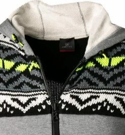 Besorgen 🥰 FIRE + ICE Strickjacke Seven 8440/7086/026 Wolle, Schwarz gemustert, Schwarz 😉 -Pullover & Strickjacken Verkäufe 379174 norm3