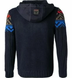 Coupon 🧨 FIRE + ICE Strickjacke Seven 8440/7086/468 Wolle, Nachtblau gemustert, Nachtblau ⌛ -Pullover & Strickjacken Verkäufe 379175 norm2