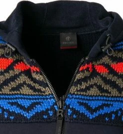 Coupon 🧨 FIRE + ICE Strickjacke Seven 8440/7086/468 Wolle, Nachtblau gemustert, Nachtblau ⌛ -Pullover & Strickjacken Verkäufe 379175 norm3