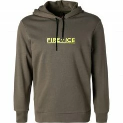 Rabatt 🔥 FIRE + ICE Hoodie Covell 8405/7031/267 Baumwolle, Militärgrün 🔔