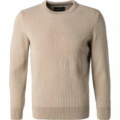 Am billigsten ⌛ Marc O'Polo Pullover M29 5102 60098/913 Bio Baumwolle, Beige 🥰