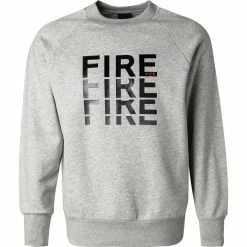 Neu 😀 FIRE + ICE Sweatshirt Tao 8411/7031/008 Baumwolle, Grau meliert ✨