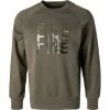 Besorgen 🤩 FIRE + ICE Sweatshirt Tao 8411/7031/267 Baumwolle, Militärgrün 👏 -Pullover & Strickjacken Verkäufe 379194 master