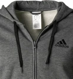 Schlussverkauf 🎉 adidas ORIGINALS M 3S FL FZ grey HB0042 Sweatjacke, Baumwolle, Grau meliert 🥰 -Pullover & Strickjacken Verkäufe 379226 norm2