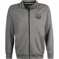 Billig 🛒 RAGMAN Sweatjacke 3412495/015 Baumwolle, Mittelgrau 🌟