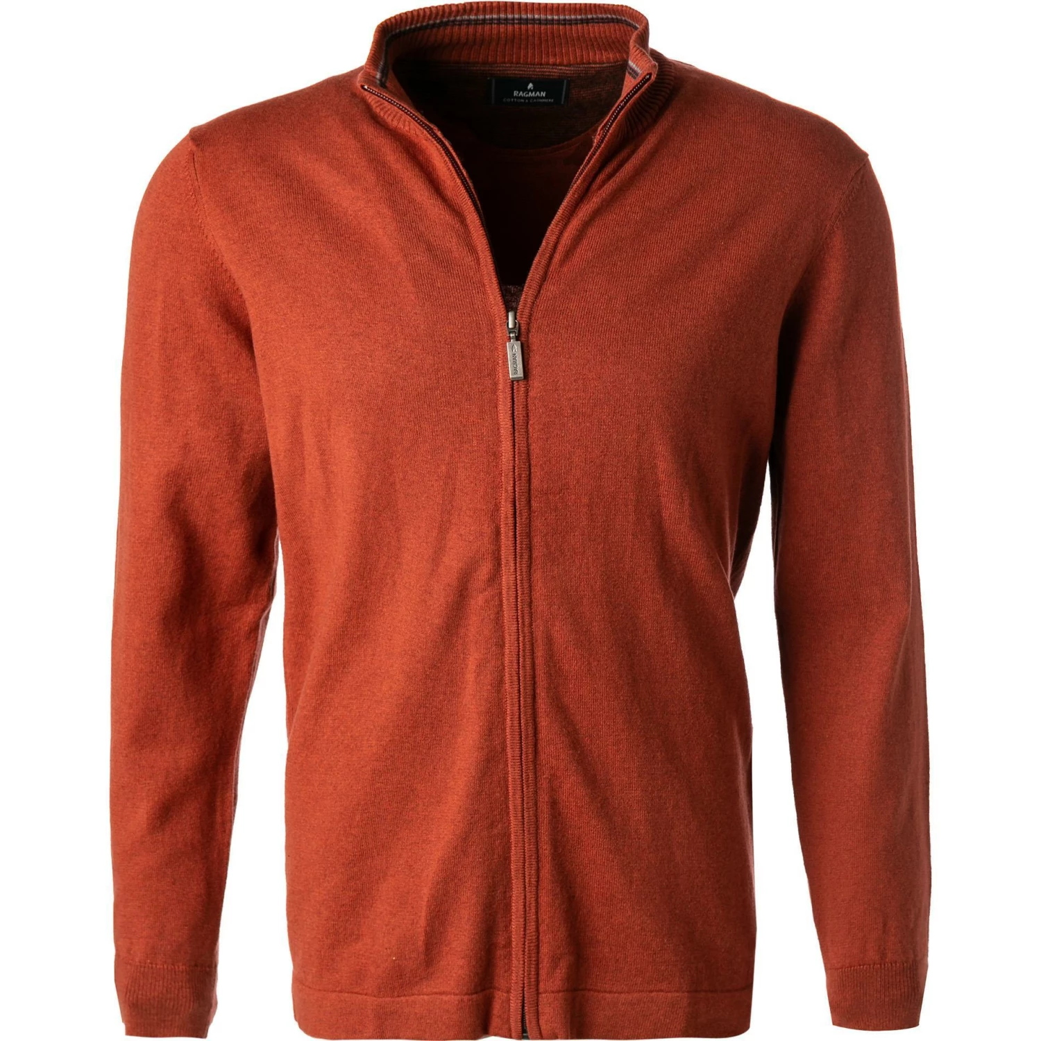 Billig 🎁 RAGMAN Strickjacke 742595/059 Baumwolle-Kaschmir, Rost 😉 3 Billig 🎁 RAGMAN Strickjacke 742595/059 Baumwolle-Kaschmir, Rost 😉