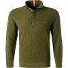 Besorgen 🔥 Tommy Hilfiger Pullover MW0MW19535/GYY Troyer, Bio Baumwolle, Jägergrün 🛒