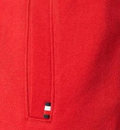 Aktion 👏 Tommy Hilfiger Hoodie MW0MW20123/XIT Kapuzenjacke, Baumwolle, Dunkelrot 🌟 -Pullover & Strickjacken Verkäufe 379347 norm3