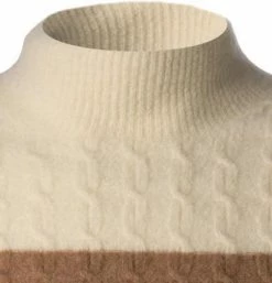 Billig 🛒 DANIELE FIESOLI Pullover 0097/100 Stehkragenpullover, Merinowolle, Ecru 🎁 -Pullover & Strickjacken Verkäufe 379365 norm2