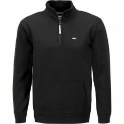 Angebote 🔔 TOMMY 👖 JEANS Troyer DM0DM11724/BDS Baumwolle, Schwarz 🔥