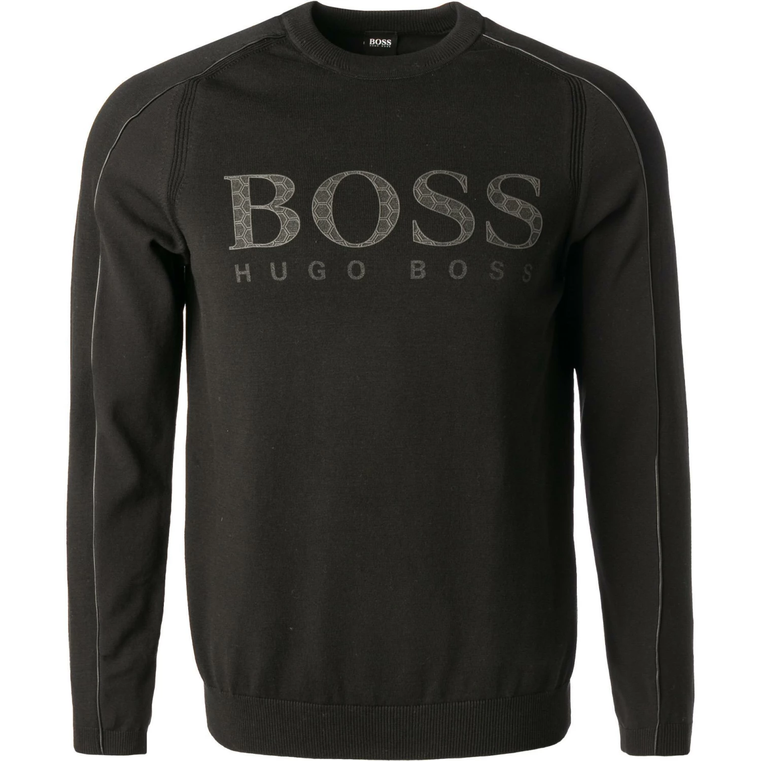 Brandneu 😍 BOSS Pullover Rodaro 50456145/001 Baumwolle, Schwarz ✨ 3 Brandneu 😍 BOSS Pullover Rodaro 50456145/001 Baumwolle, Schwarz ✨