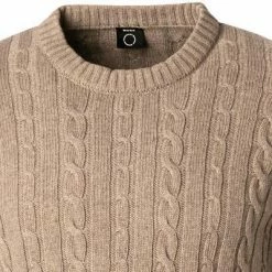 Neu 🔥 BOSS Pullover Namazio 50457721/240 Wolle-Kaschmir, Haselnuss 🎁 -Pullover & Strickjacken Verkäufe 379426 norm2