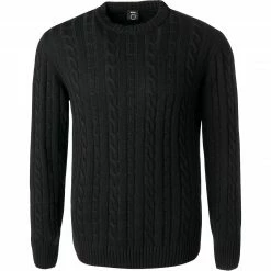 Schlussverkauf ⌛ BOSS Pullover Namazio 50457721/001 Wolle-Kaschmir, Schwarz 🥰