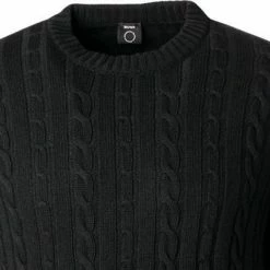 Schlussverkauf ⌛ BOSS Pullover Namazio 50457721/001 Wolle-Kaschmir, Schwarz 🥰 -Pullover & Strickjacken Verkäufe 379428 norm2
