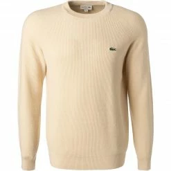 Aktion ⌛ LACOSTE Pullover AH6797/056 Classic Fit, Wolle, Creme ✨