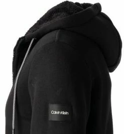 Bestes Angebot 👍 Calvin Klein Sweatjacke K10K107634/BEH Bio Baumwolle, Schwarz 👏 -Pullover & Strickjacken Verkäufe 379536 norm4