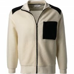 Budget ✨ Calvin Klein Sweatjacke K10K107630/YAH Wolle, Wollweiß 😉