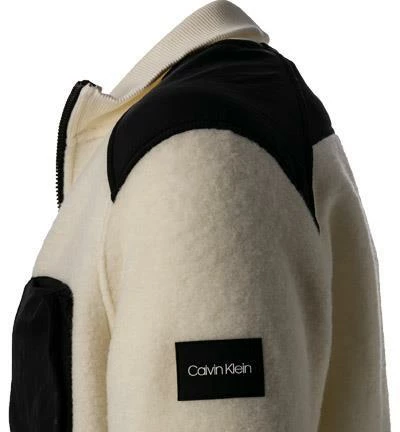 Budget ✨ Calvin Klein Sweatjacke K10K107630/YAH Wolle, Wollweiß 😉 7 Budget ✨ Calvin Klein Sweatjacke K10K107630/YAH Wolle, Wollweiß 😉 – Bild 5