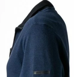 Brandneu ✔️ Pierre Cardin Troyer 54722/000/12427/3270 Baumwolle, Indigo ✨ -Pullover & Strickjacken Verkäufe 379558 norm3