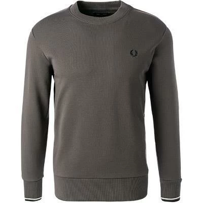 Schlussverkauf 🎁 Fred Perry Sweatshirt M7535/G85 Baumwolle, Metallgrau ⌛ 4 Schlussverkauf 🎁 Fred Perry Sweatshirt M7535/G85 Baumwolle, Metallgrau ⌛ – Bild 2