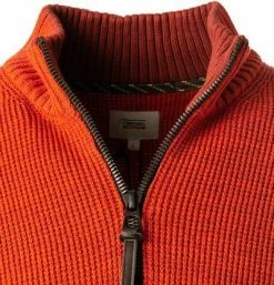 Rabatt 🔔 camel active Pullover 409586/6K06/47 Troyer, Baumwolle, Orangerot, Rotorange 💯 -Pullover & Strickjacken Verkäufe 379628 norm2