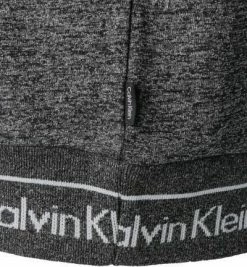 Neu 🎁 Calvin Klein Hoodie K10K107697/BEH Bio Baumwolle, Schwarz meliert 🎉 -Pullover & Strickjacken Verkäufe 379646 norm3