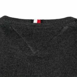 Beste Bewertungen von 💯 Tommy Hilfiger Pullover MW0MW11673/P92 Baumwolle-Kaschmir, Dunkelgrau meliert, Dunkelgrau 🌟 -Pullover & Strickjacken Verkäufe 379660 norm3