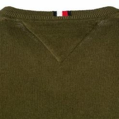 Bester Verkauf 🧨 Tommy Hilfiger Pullover MW0MW11673/GYY Baumwolle-Kaschmir, Jägergrün 🥰 -Pullover & Strickjacken Verkäufe 379661 norm3