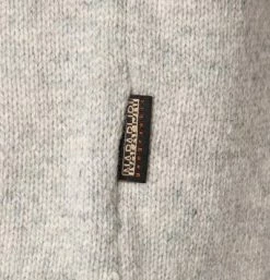 Coupon ❤️ NAPAPIJRI Cardigan NP0A4FM/160 Strickjacke, Lammwolle, Grau meliert ✔️ -Pullover & Strickjacken Verkäufe 379748 norm4