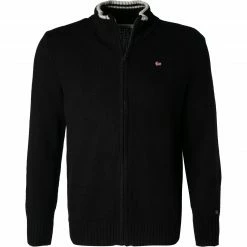 Coupon ✔️ NAPAPIJRI Cardigan NP0A4FM/041 Strickjacke, Lammwolle, Schwarz 🔔