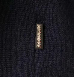 Neu 🎁 NAPAPIJRI Troyer NP0A4FM9/176 Lammwolle, Marineblau, Marine 😍 -Pullover & Strickjacken Verkäufe 379760 norm4