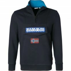Bestpreis 🧨 NAPAPIJRI Sweatshirt NP0A4FQL/176 Baumwolle, Marineblau, Marine 😀