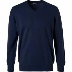Budget 🤩 Cipriani V-Pullover BL40/1210/118050 Reines Kaschmir, Navy 🎁