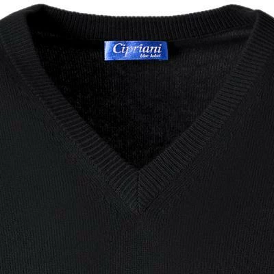 Brandneu 🧨 Cipriani V-Pullover BL40/1210/112077 Reines Kaschmir, Schwarz 🎉 4 Brandneu 🧨 Cipriani V-Pullover BL40/1210/112077 Reines Kaschmir, Schwarz 🎉 – Bild 2