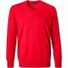 Besorgen 👏 Cipriani V-Pullover BL40/1210/WM-035 Reines Kaschmir, Hellrot, Rot 🎉