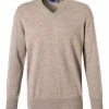 Bester Verkauf ❤️ Cipriani V-Pullover BL40/1210/113890 Reines Kaschmir, Beige meliert, Beige 🛒 -Pullover & Strickjacken Verkäufe 379779 norm
