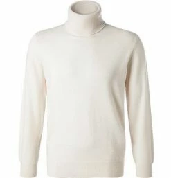 Rabatt 🔥 Cipriani Rollkragen-Pullover BL40/1213/111001 Rollkragenpullover, Reines Kaschmir, Wollweiß 🛒