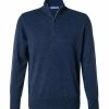 Brandneu 🧨 Cipriani Troyer BL40/1215/118049 Reines Kaschmir, Dunkelblau meliert, Dunkelblau ✨ -Pullover & Strickjacken Verkäufe 379807 norm