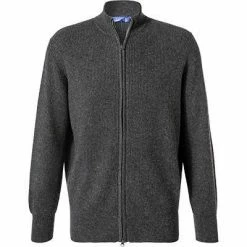 Bestpreis 🎉 Cipriani Strickjacke BL40/1222/112075 Reines Kaschmir, Anthrazit meliert , Anthrazit 🛒