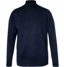 Schlussverkauf ✔️ Cipriani Pullover BR34/1606/SW-407 Stehkragenkragenpullover, Seide-Kaschmir, Dunkelblau 🔥