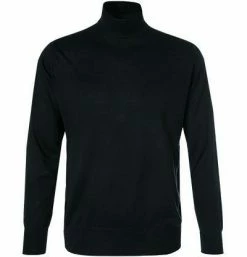 Neu ⌛ Cipriani Pullover BR34/1606/SW-415 Stehkragenpullover, Seide-Kaschmir, Schwarz , Schwarz 🔔