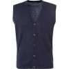 Brandneu 👍 Cipriani Strickweste CR34/1616/SW407 Seide-Kaschmir, Navy ❤️