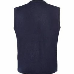 Brandneu 👍 Cipriani Strickweste CR34/1616/SW407 Seide-Kaschmir, Navy ❤️ -Pullover & Strickjacken Verkäufe 379818 norm3