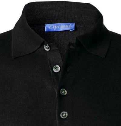 Bestpreis 😉 Cipriani Polo-Shirt BR34/1662/SW-415 Pullover, Seide-Kaschmir, Schwarz 🎉 4 Bestpreis 😉 Cipriani Polo-Shirt BR34/1662/SW-415 Pullover, Seide-Kaschmir, Schwarz 🎉 – Bild 2