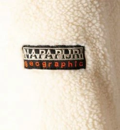 Brandneu 😀 NAPAPIJRI Hoodie NP0A4FKX/NS5 Mikrofaser, Ecru, Grau 🎁 -Pullover & Strickjacken Verkäufe 379833 norm4