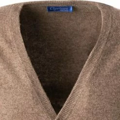 Am billigsten 😉 Cipriani Cardigan BL40/1218/113014 Reines Kaschmir, Hellbraun meliert, Hellbraun ✔️ -Pullover & Strickjacken Verkäufe 379848 norm2