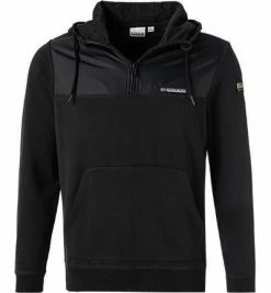 Brandneu 😀 NAPAPIJRI Hoodie NP0A4FQF/041 Baumwolle, Schwarz 💯 -Pullover & Strickjacken Verkäufe 379884 norm