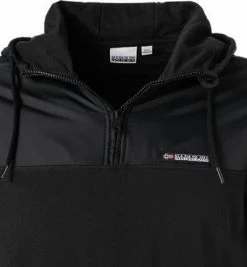 Brandneu 😀 NAPAPIJRI Hoodie NP0A4FQF/041 Baumwolle, Schwarz 💯 -Pullover & Strickjacken Verkäufe 379884 norm2